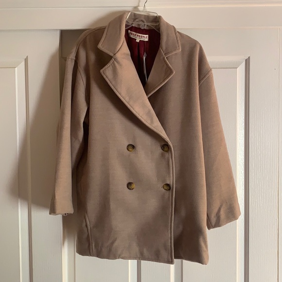 Free People Jackets & Blazers - Free People Hannah Slouchy Blazer in Camel